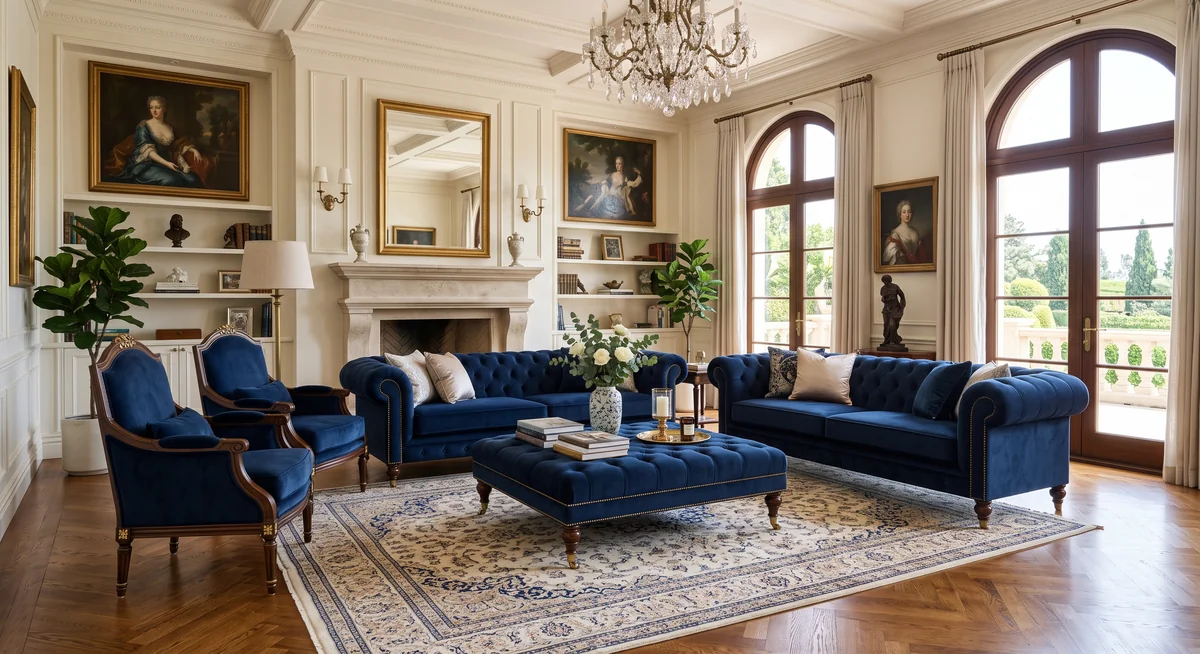 Furniture store website design with a product gallery