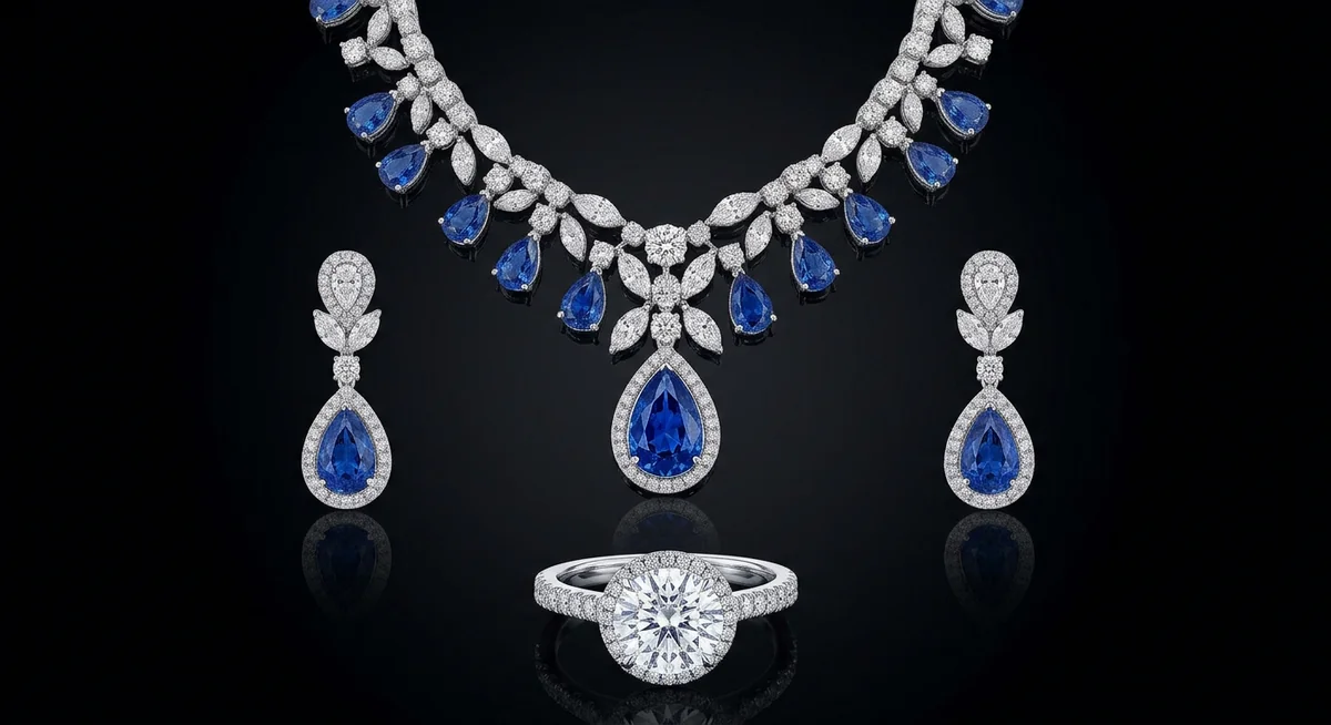 Jewelry and gold store website design with a luxury product gallery